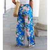Gemre Blue wide floral pants Cosimo | shoptok.hr