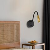  Brilagi -LED prigušiva fleksibilna zidna lampa MAYA 1xG9/4W/230V crna/zlatna | Eponuda.com
