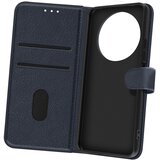 AVIZAR Denarnica etui za Redmi A3 serije Chesterfield s funkcijo stojala, Modra noč, (5000190637) | Shoptok.si
