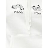 Koton Shawl Collar Sweatshirt Printed Kangaroo Pocket | Shoptok.si