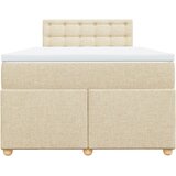  Krevet box spring s madracem krem 120 x 190 cm od tkanine | shoptok.hr