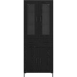  Highboard 2 kom. Crni hrast 69,5 x 34 x 180 cm | shoptok.hr