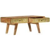  Klubska mizica iz trdnega mangovega lesa 90x50x40 cm | Shoptok.si