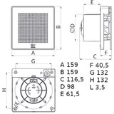 Vortice kopalniški aksialni ventilator punto evo me 100/4 ll (11260) | Shoptok.si