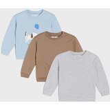 Sinsay Crewneck majica 3 pack | shoptok.hr