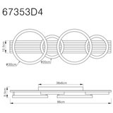 Globo 67353D4 - led stropna svetiljka tisha LED/30W/230V 3000K 30x86 cm | Eponuda.com
