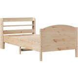  Okvir kreveta bez madraca 75 x 190 cm od masivne borovine | shoptok.hr