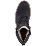 Rieker Gležnarji z vezalkami pegasto siva / črna | Shoptok.si