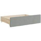  Dnevni krevet na razvlačenje svjetlosivi 80 x 200 cm baršunasti | shoptok.hr