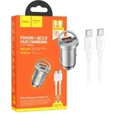 auto punjač, brzi, sa type C kabelom, PD45W+QC3.0 - NZ10 Handy, type C