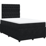 Maison Chic Box spring postelja - Vzmetna postelja z vzmetnico črna 120x190 cm žamet SL4460, (21888079) | Shoptok.si