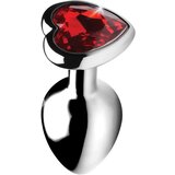 Booty Sparks Heart Gem Small Anal Plug Red | Shoptok.si