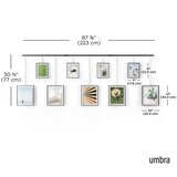 Umbra Crni metalni viseći okviri u setu 9 kom 223x77,5 cm Exhibit – | shoptok.hr
