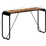  Konzolni stol 140 x 35 x 76 cm od grubog masivnog drva manga | shoptok.hr