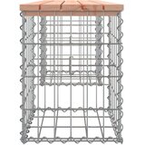 vidaXL Vrtna klupa s gabionskim dizajnom 103x31x42 cm drvo duglazije | shoptok.hr