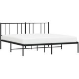  Metalni okvir za krevet s uzglavljem crni 193x203 cm | Eponuda.ba