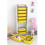 Hanah home višenamenska polica zola 9N white yellow | ePonuda.com