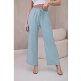 Kesi Viscose wide trousers dark mint