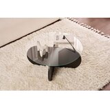 Hanah home Klub sto Aeris, 75x35x75 cm, Crno-sivi | Eponuda.ba