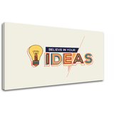 Motivirajuća zidna umjetnost Vjeruj u svoje ideje 40x60 cm  Motivirajuća zidna umjetnost Vjeruj u svoje ideje 40x60 cm Slike