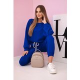 Kesi Włoski Set sweatshirt + pants buttery fabric cornflower blue | shoptok.hr
