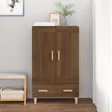 vidaXL Visoka omarica rjavi hrast 70x31x115 cm inženirski les Cene