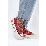 GOE Women's Platform Sneakers Red Cene