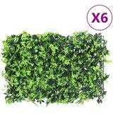  Ograda od umjetnog lišća 6 kom zelena 40 x 60 cm | shoptok.hr