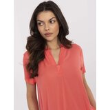Sublevel Blouse-D73761M11173A-coral | Shoptok.si