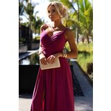 Numoco Elegant maxi long dress with shoulder straps | Shoptok.si