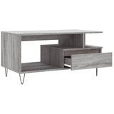  Stolić za kavu boja sivog hrasta 90x49x45 cm konstruirano drvo | Shoptok.si