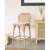 Kave Home Barski stol iz masivnega hrasta v naravni barvi (višina sedeža 65 cm) Doriane – | Shoptok.si