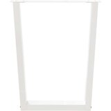  Noge jedilne mize V-oblike 3 kosi bele 70x(72-73,3) cm jeklo | Shoptok.si