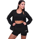 GymBeam ženska jakna za trčanje pulse black