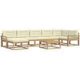  Set vanjskih sofa 8 kom. Bijela i krem | shoptok.hr