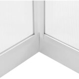  Staklenik od aluminija 421 x 190 x 195 cm 15,6 m³ | shoptok.hr