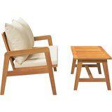 Bistro set 2 Komad Prirodna nafta Čvrsto drvo akacije | shoptok.hr