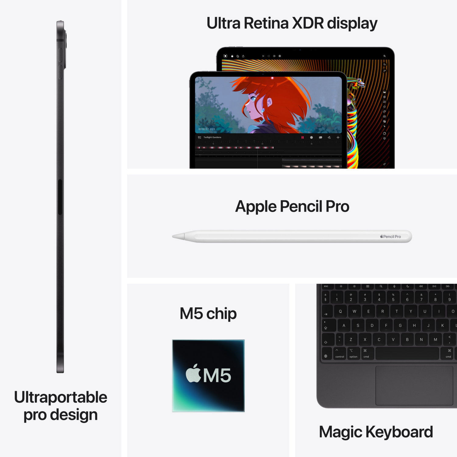 Apple iPad Pro 13" (M5) WiFi 256GB Space MDYJ4TY/A Gray (M5) WiFi 256 GB WT crna MDYJ4TY/A Prostorna | shoptok.hr