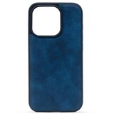  LEATHER CASE Maska za telefon za Iphone 15 Pro , Teget | Eponuda.com