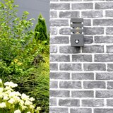  Spoljno zidno svetlo sa senzorom TEKSAS 1xE27/12W/230V IP44 antracit | Eponuda.com