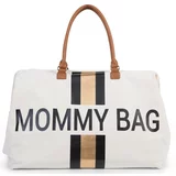 Childhome Mommy Bag Off White / Black Gold torba za previjanje 55 x 30 x 30 cm 1 kom