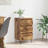  Kreveta Staro drvo 40 x 35 x 70 cm Obrađeno drvo i čelik | shoptok.hr