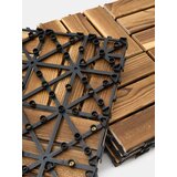 Sinsay Modularne vrtne pločice s drvenom površinom 4 pack | shoptok.hr