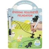 Razvojne naloge za otroke v vrtcu z možnostjo brisanja s flomastrom – D-Toys