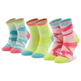 Skechers 3ppk girls casual fancy tie die socks sk41076-1001