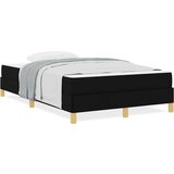  Krevet s opruga kutije Crna smeđa 120 x 190 cm | shoptok.hr