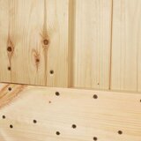  Klizna vrata 80 x 210 cm Čvrsta borovina (neobrađena) | shoptok.hr