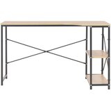  Stol za računalo crni i boja hrasta 120 x 72 x 70 cm | shoptok.hr