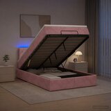  Krevet od pjene s madracem i LED-om Ružičasta 120 x 190 cm | shoptok.hr