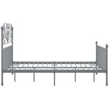  Okvir za krevet bez madraca sivi metalni 140 x 200 cm | Eponuda.ba